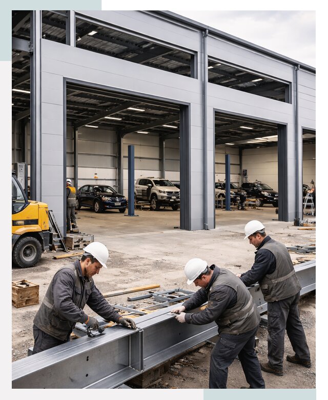 Быстровозводимые здания для автобизнеса в Черкесскеот 18353 р.|СтальСтрой